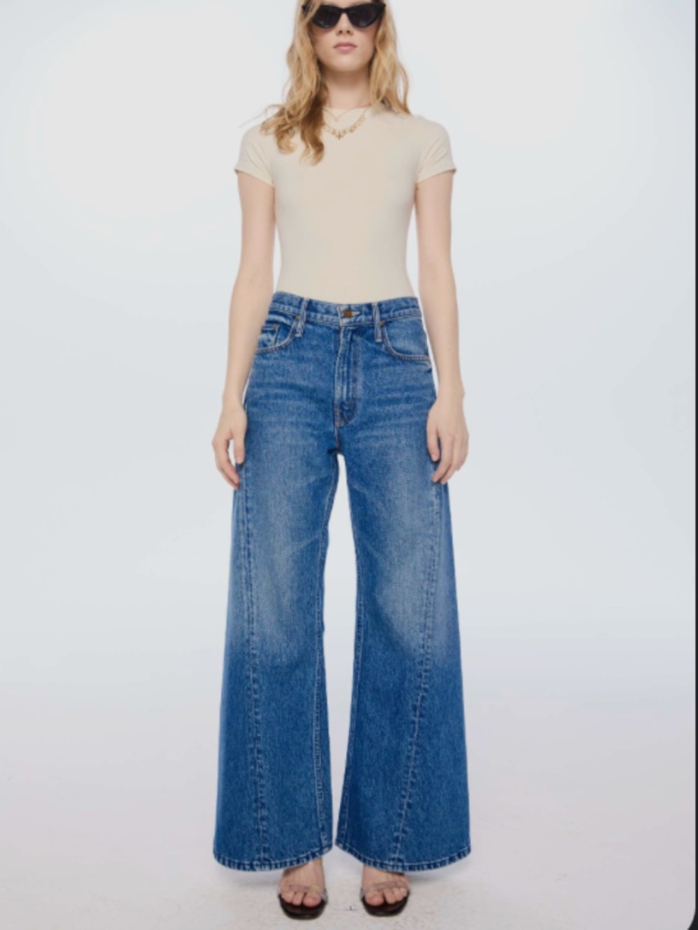 MOTHER The Lemon Twist Sneak Jeans Rolling in the Dough Size 25 26 Petite